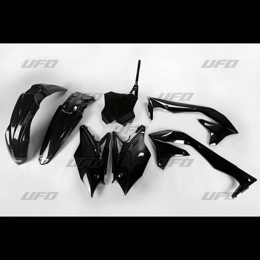 UFO Plastsett 5-deler KX450F 2018 - Svart 001