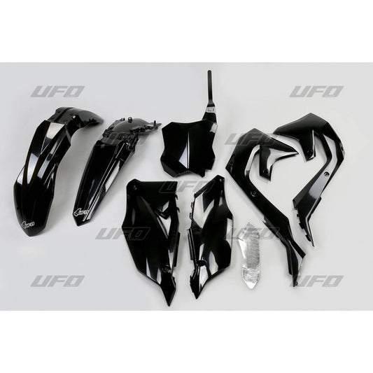 UFO Plastsett 5-deler Svart 001 KX250F 21-24 KX450F 19-23