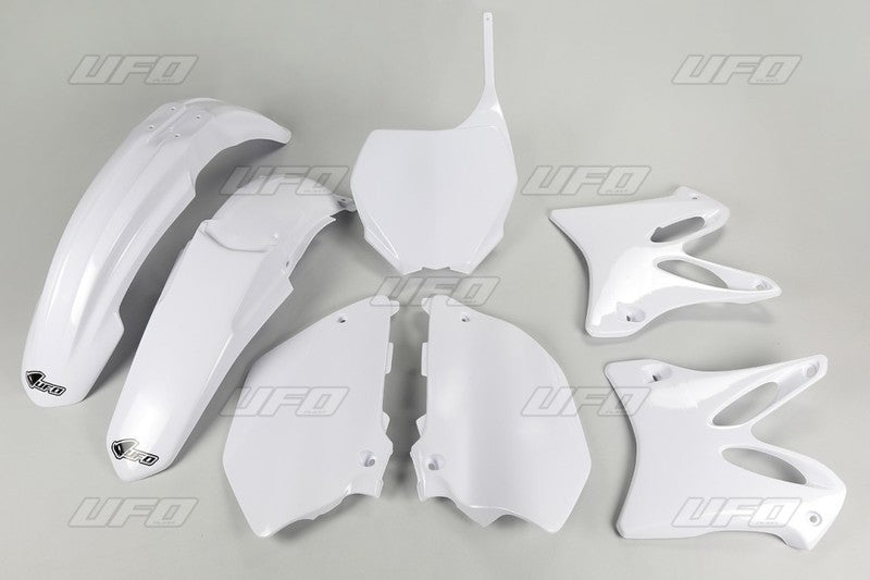 UFO Plastsett 5 deler Hvit YZ125/250 06-14