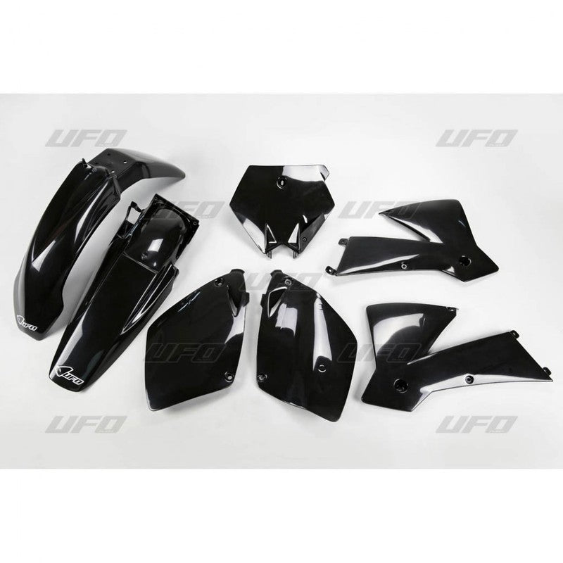 UFO Plastikksett 5-deler Svart KTM SX125-520 2T/4T 03