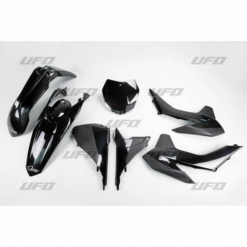 UFO Plastsett 5-deler Svart KTM SX/SXF125-525 13-15