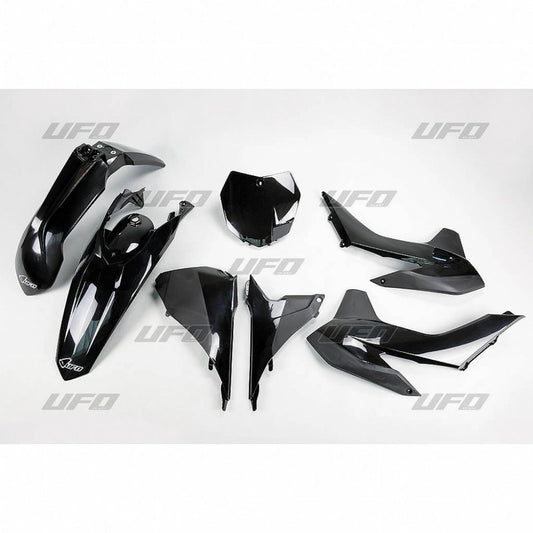 UFO Plastsett 5-deler Svart KTM SX/SXF125-525 13-15