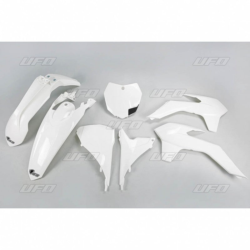 UFO Plastsett 5-deler Hvit 047 KTM SX/SXF125-525 13-15