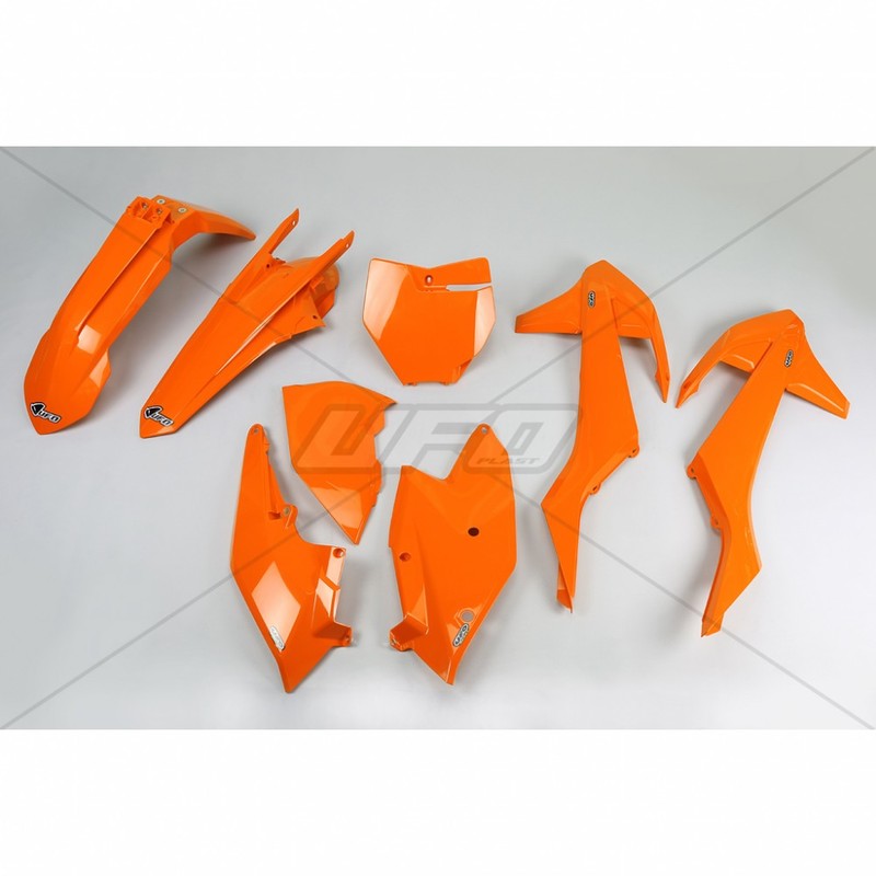 UFO Plastsett 5-deler Oransje 127 KTM SX/SXF125-525 16-18