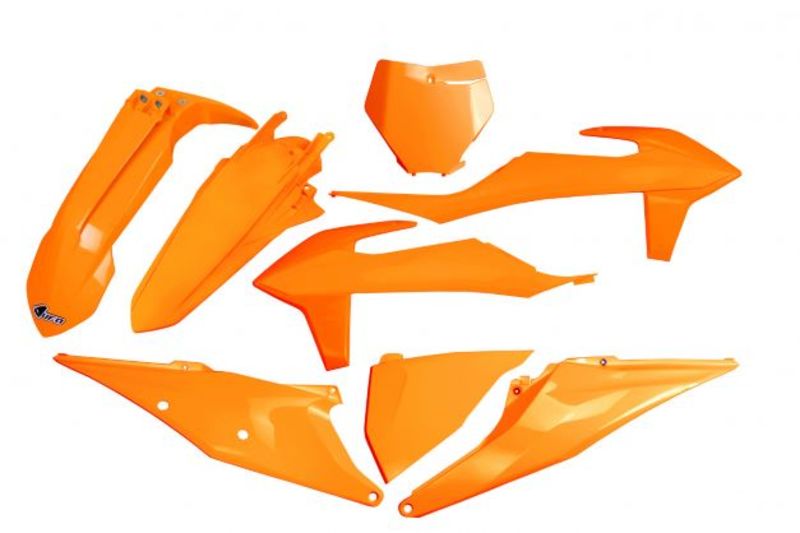 UFO Plastsett  Flou oransje  KTM SX/SX-F 125-450 19-22