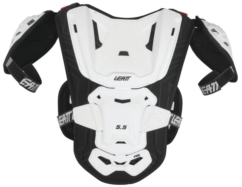 Leatt Brystbeskytter 5.5 Pro Junior Wht/Blk