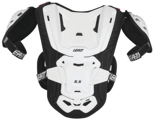 Leatt Brystbeskytter 5.5 Pro Junior Wht/Blk