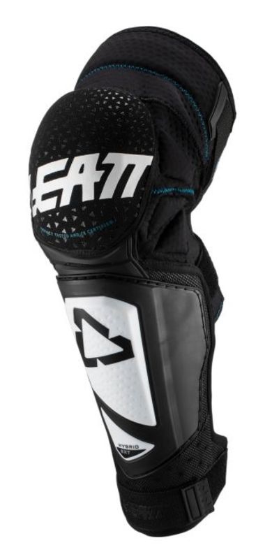 Leatt Kne- & leggbeskytter 3DF Hybrid EXT Wht/Blk Junior