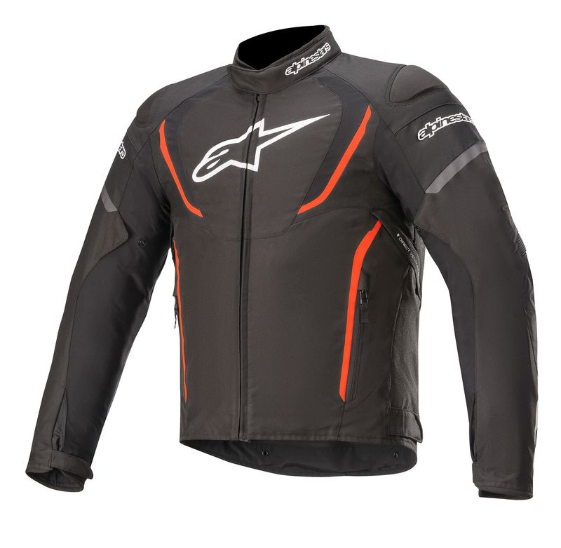 Alpinestars Jakke T-Jaws v3 Vanntett Svart/Rød Fluo 3XL