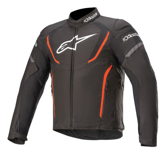 Alpinestars Jakke T-Jaws v3 Vanntett Svart/Rød Fluo 3XL