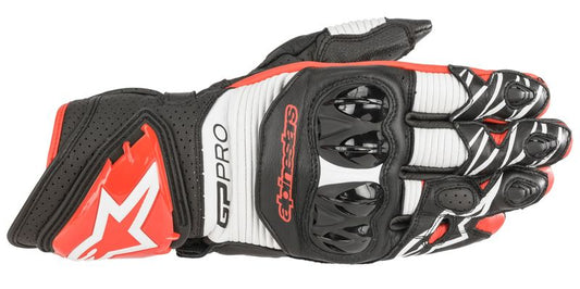 Alpinestars Hanske GP Pro R3 Svart/Hvit/Rød 2XL