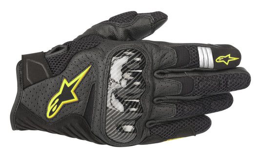 Alpinestars Hanske SMX-1 Air v2 Svart/Fluorgul S
