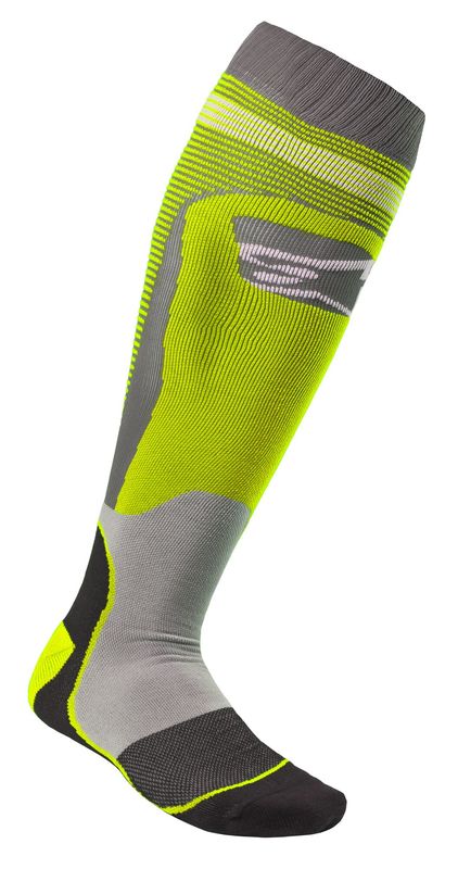 Alpinestars Sokker MX Plus-1 Fluo Yellow/Grey S
