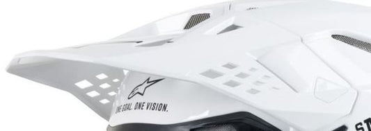 Alpinestars Visir S-M10/S-M8 - SOLID Hvit