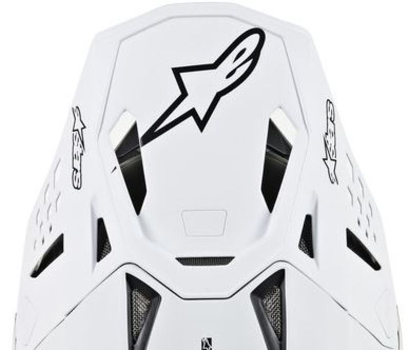 Alpinestars Visir S-M10 - DYNO Matt Hvit
