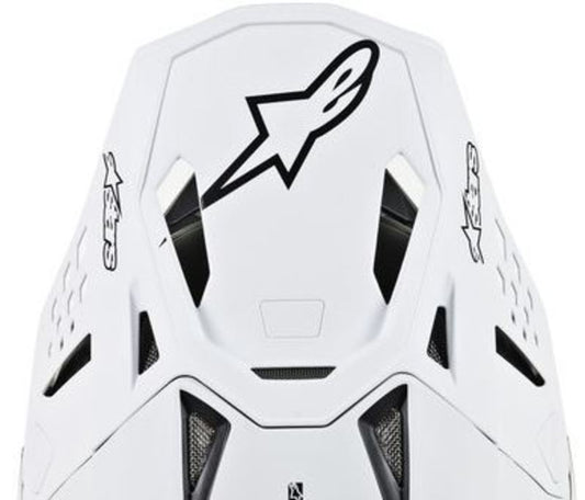 Alpinestars Visir S-M10 - DYNO Matt Hvit