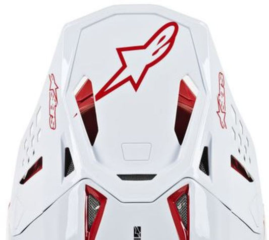 Alpinestars Visir S-M10 - DYNO Hvit blank