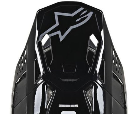 Alpinestars Visir S-M8 - TRIPLE Svart blank
