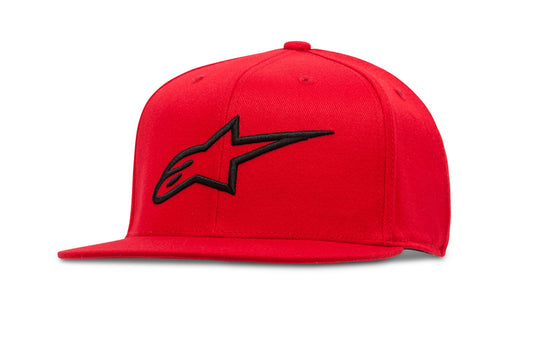Alpinestars Ageless Flatbill Lippis, Rød/Hvit L/XL