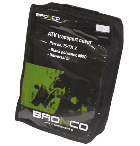 Bronco Cover XL trailerbar for ATV svart 600D