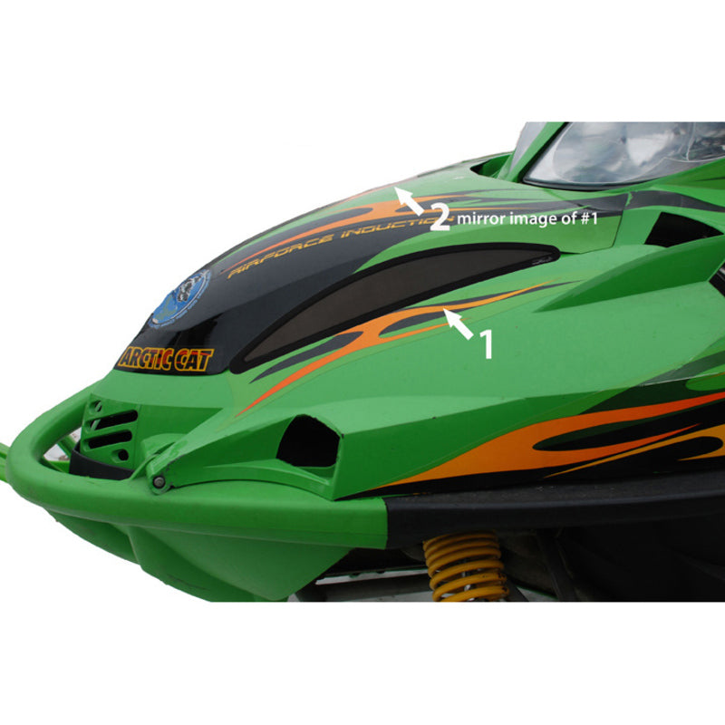 Frogzskin Arctic Cat Firecat/Sabercat Ekstern Ventilasjonssett 2003-2006 (2 stk)