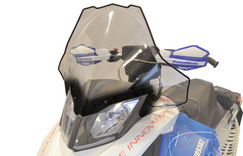 Powermadd Vindskjerm Rev XP 20", Ekstra Høy, Klar m/Svart Fade