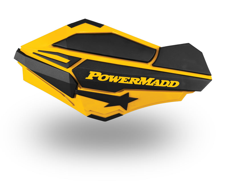 Powermadd Sentinel Håndbeskyttere, Ski-Doo Gul/Svart