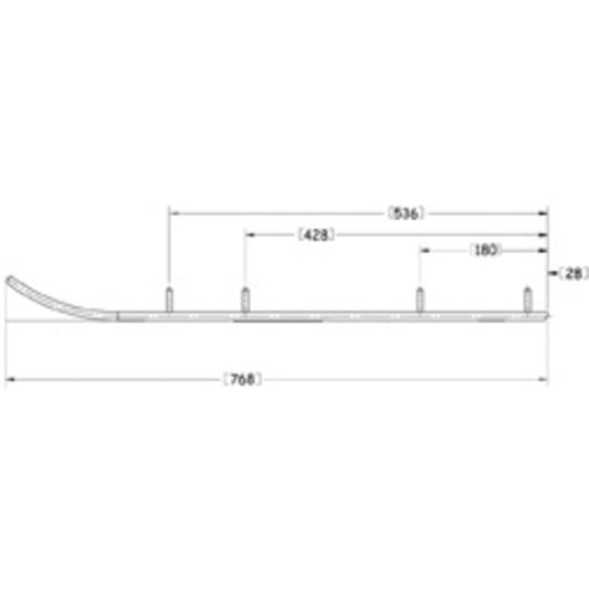 Sno-X Ripper Four Runner 4" Hardmetal