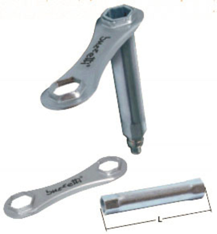 Buzzetti tennpluggnøkkel 16/18mm l.120mm