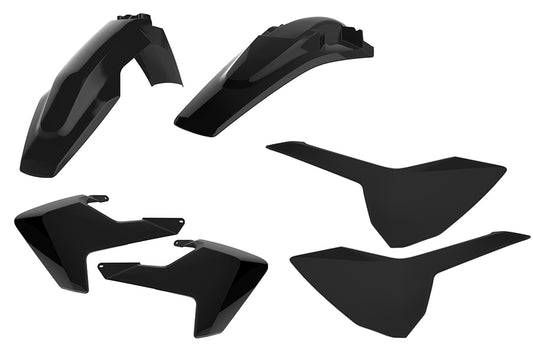 Polisport plastsett TE/FE 17-18 Svart (1)
