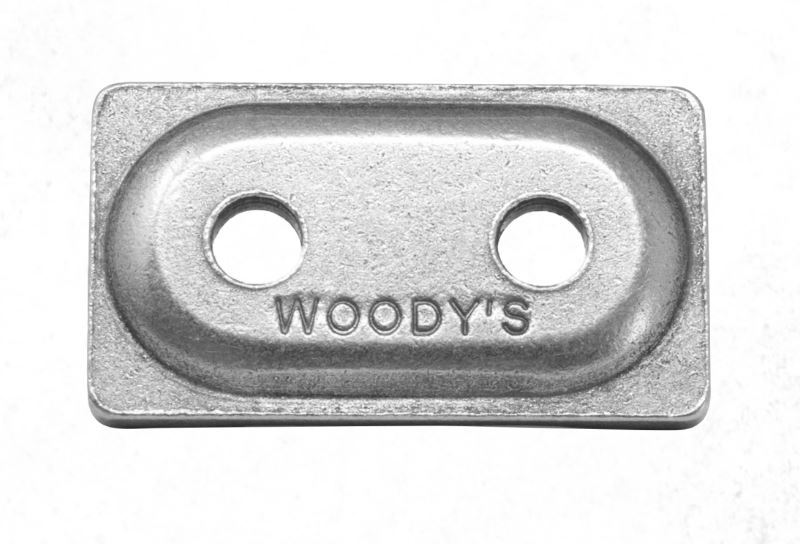 Woodys Dobbel Støtteplate 12 stk Digger Alumiini