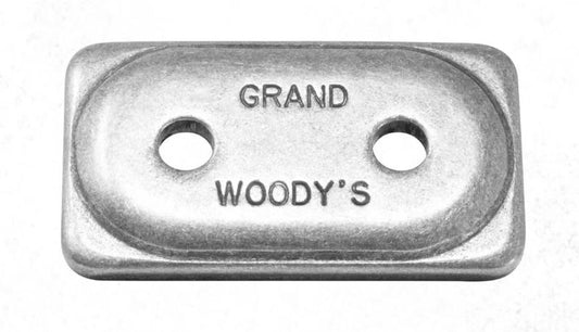 Woodys Dobbel Støtteplate 12stk Grand Digger Alumiini