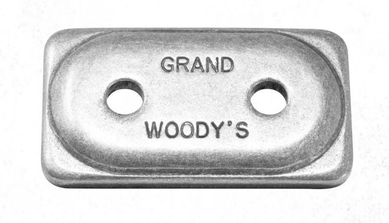 Woodys Dobbel Støtteplate 48stk Grand Digger Alumiini