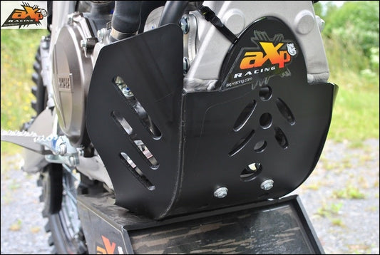 AXP Skid Plate PHD 6mm Svart/Blå Klistremerke Yamaha YZ450F15-17 / YZ250F 15-18