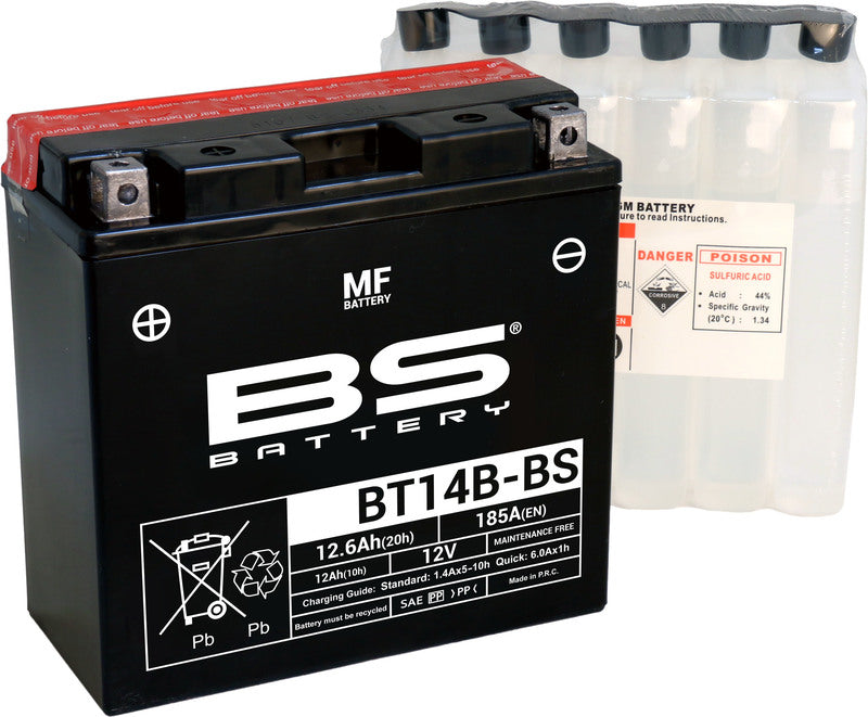 BS Battery  BT14B-BS MF (cp) Vedlikeholdsfri