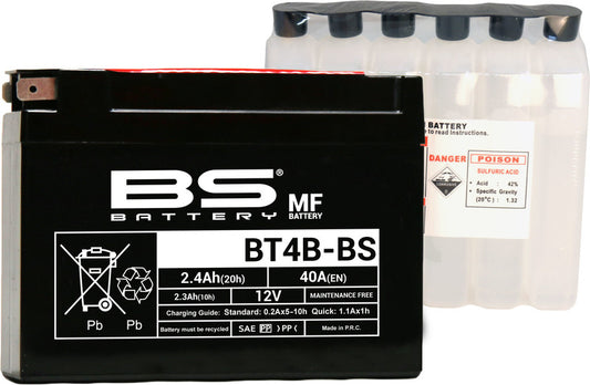 BS Battery  BT4B-BS MF (cp) Vedlikeholdsfri