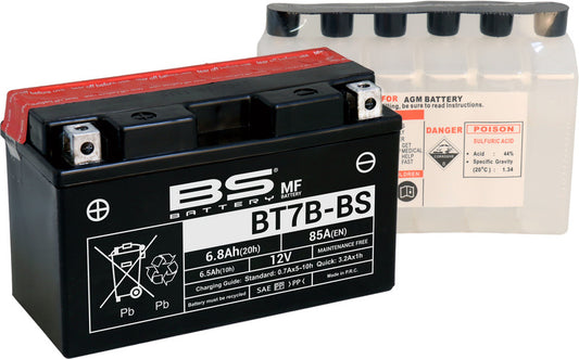 BS Battery  BT7B-BS MF (cp) Vedlikeholdsfri