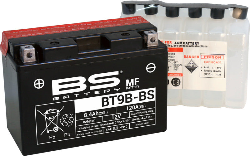 BS Battery  BT9B-BS MF (cp) Vedlikeholdsfri