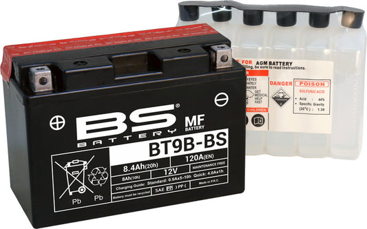 BS Battery  BT9B-BS MF (cp) Vedlikeholdsfri