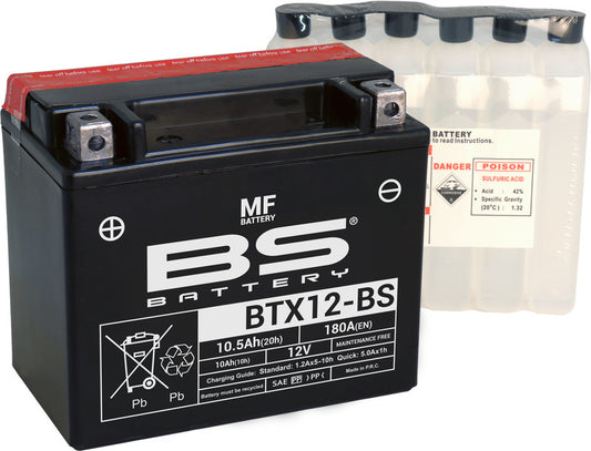 BS Batteri  BTX12-BS MF (cp) Vedlikeholdsfri
