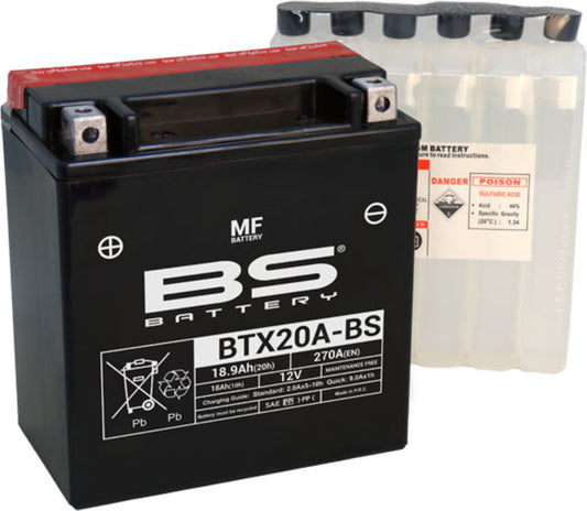 BS Battery BTX20A-BS MF (cp) Vedlikeholdsfritt