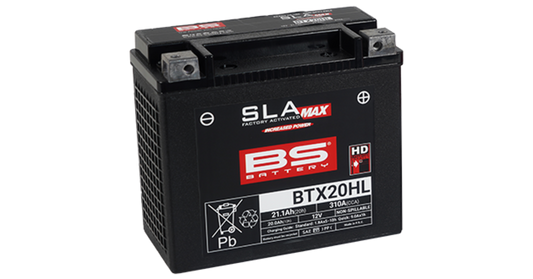 BS Batteri BTX20HL (FA) SLA MAX - Forseglet og Aktivert