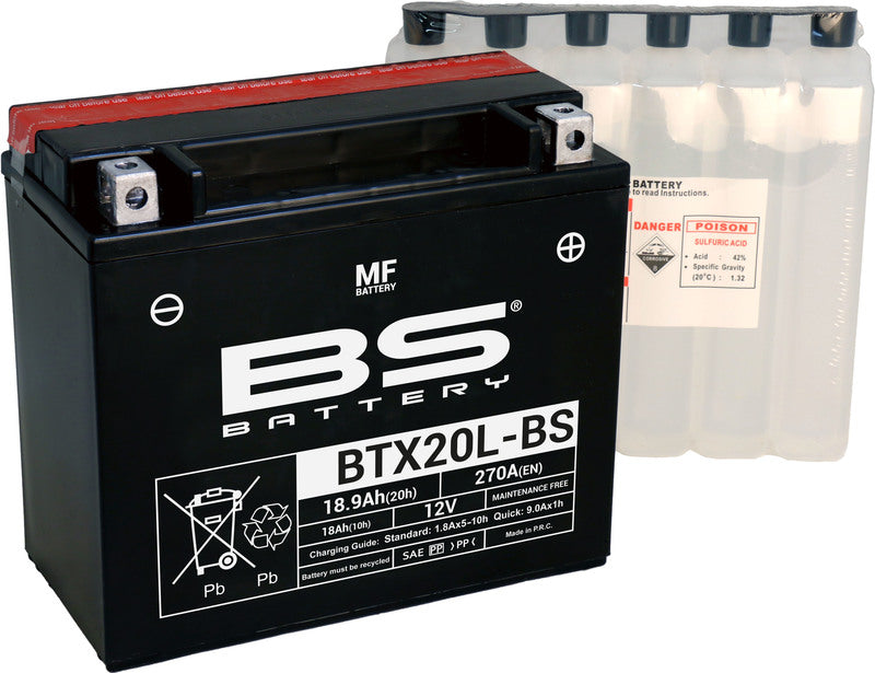 BS Battery  BTX20L-BS MF (cp) Vedlikeholdsfri