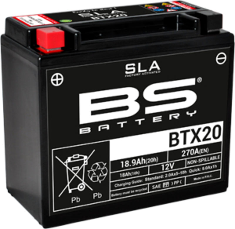 BS Battery BTX20 (FA) SLA - Forseglet og aktivert
