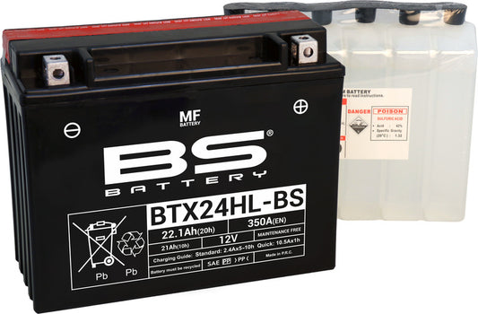 BS Battery  BTX24HL-BS MF (cp) Vedlikeholdsfri