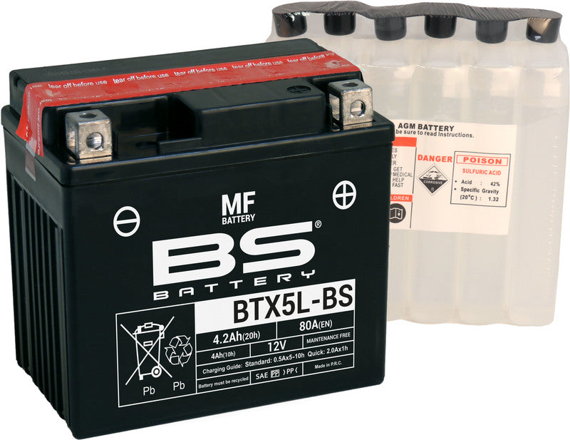 BS Battery  BTX5L-BS MF (cp) Vedlikeholdsfri