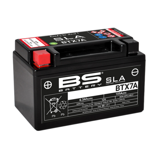 BS Battery BTX7A (FA) SLA - Forseglet og aktivert