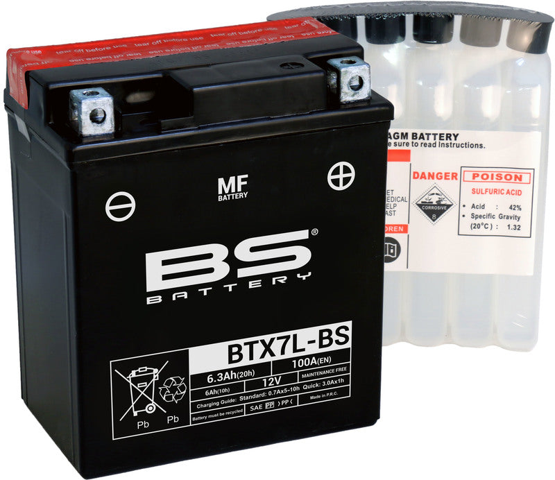 BS Battery  BTX7L-BS MF (cp) Vedlikeholdsfri