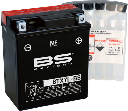 BS Battery  BTX7L-BS MF (cp) Vedlikeholdsfri