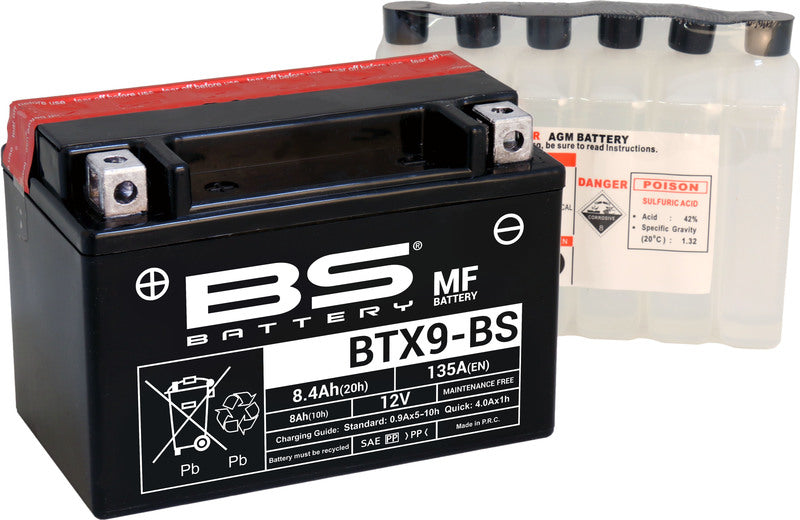 BS Battery  BTX9-BS MF (cp) Vedlikeholdsfri